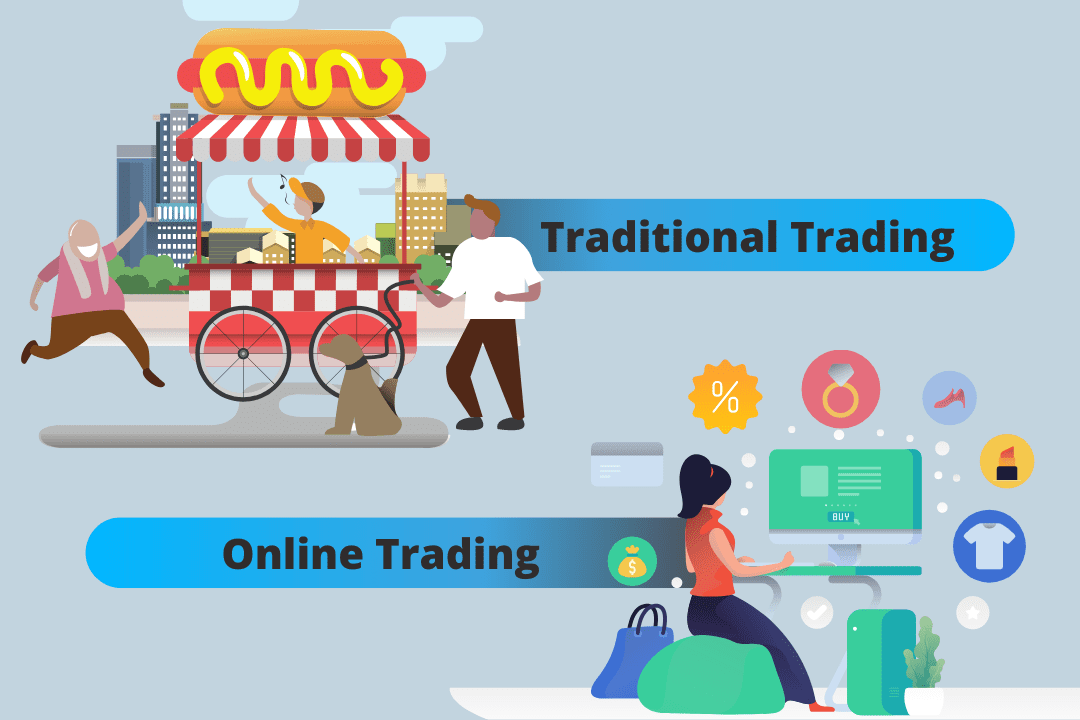 Traditional Trading vs. Online Trading